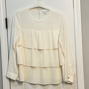 Elegant Cream Women's Top